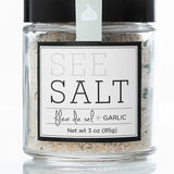 See Salt Fleur de Sel Sea Salt + Roasted Garlic