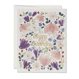 Happy Birthday (Floral), Greeting Card