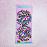 Floral Car Coasters, Set of 2