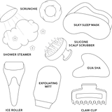 Floral Super Spa Set: 8 Spa Essentials