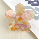 Mixed Neutral Flower Claw Hair Clip