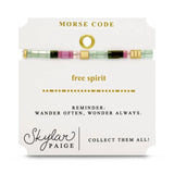 Skylar Paige, Free Spirit Morse Code Bracelet