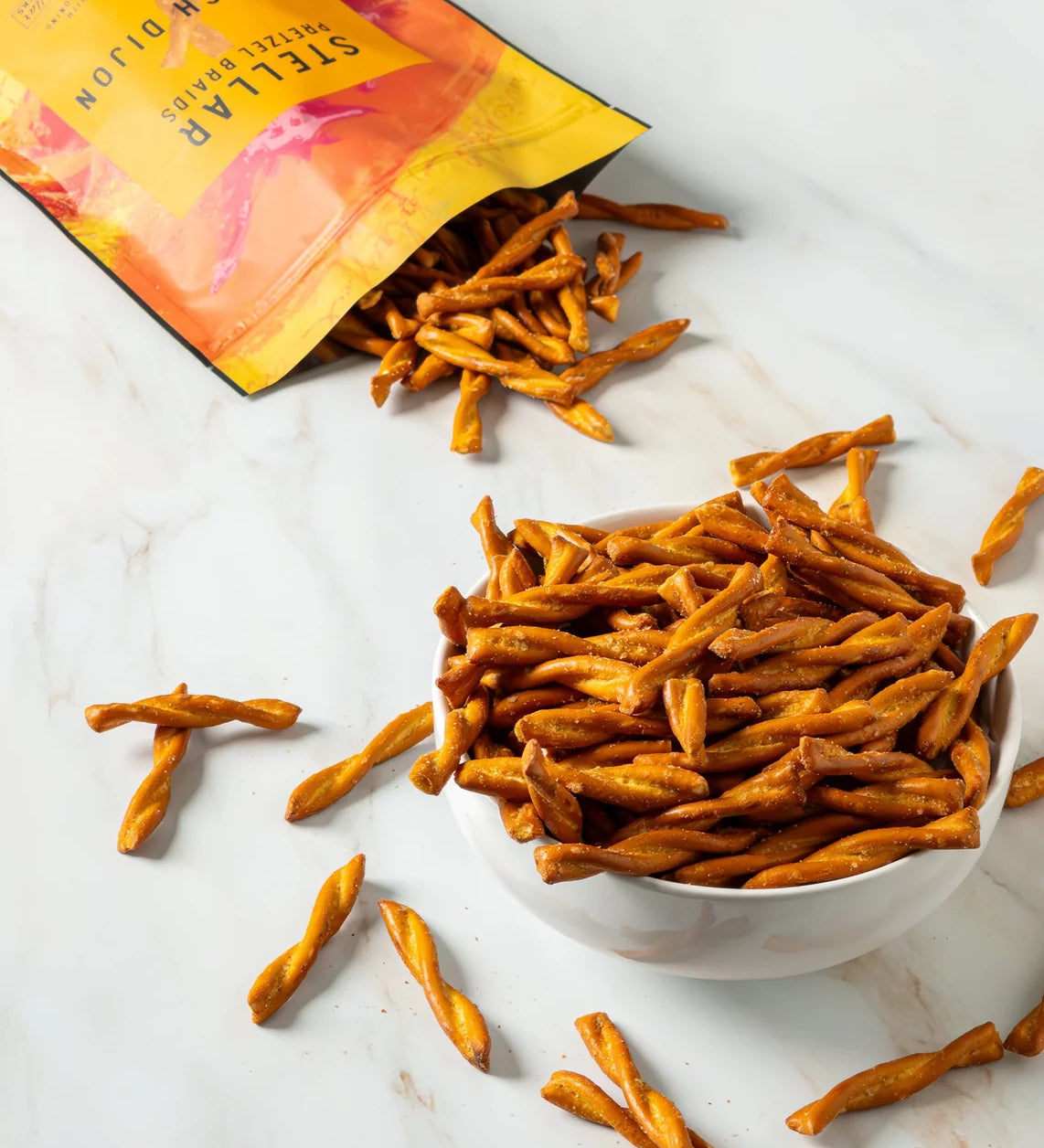 STELLAR Pretzel Braids, French Dijon