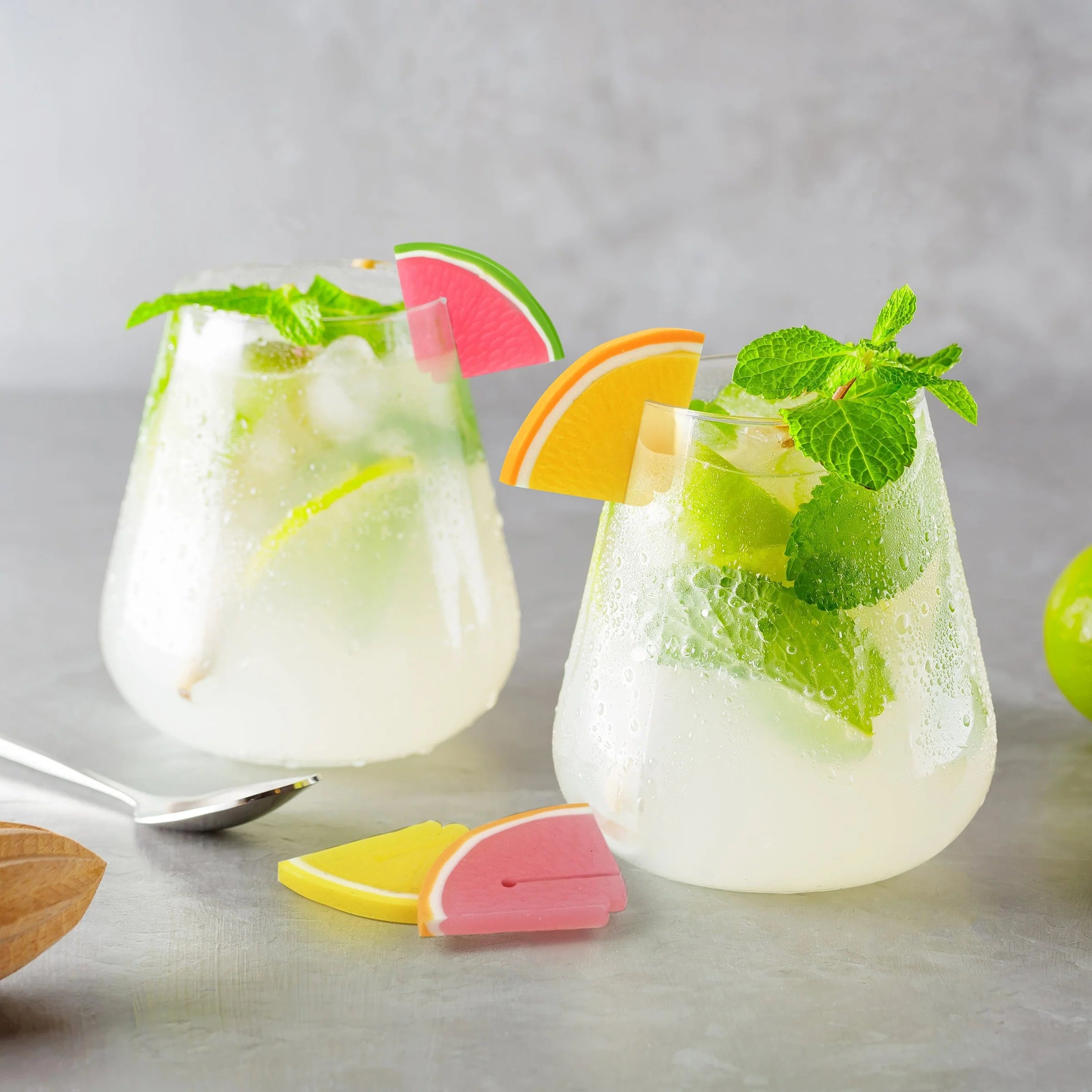 Fruit Cocktail Citrus Drink Markers, Set of 6