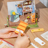 DIY Miniature House Kit: Dreamy Garden House