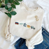 Gilmore Girls Icons Embroidered Crewneck Sweatshirt