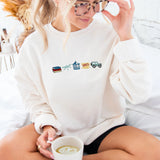 Gilmore Girls Icons Embroidered Crewneck Sweatshirt