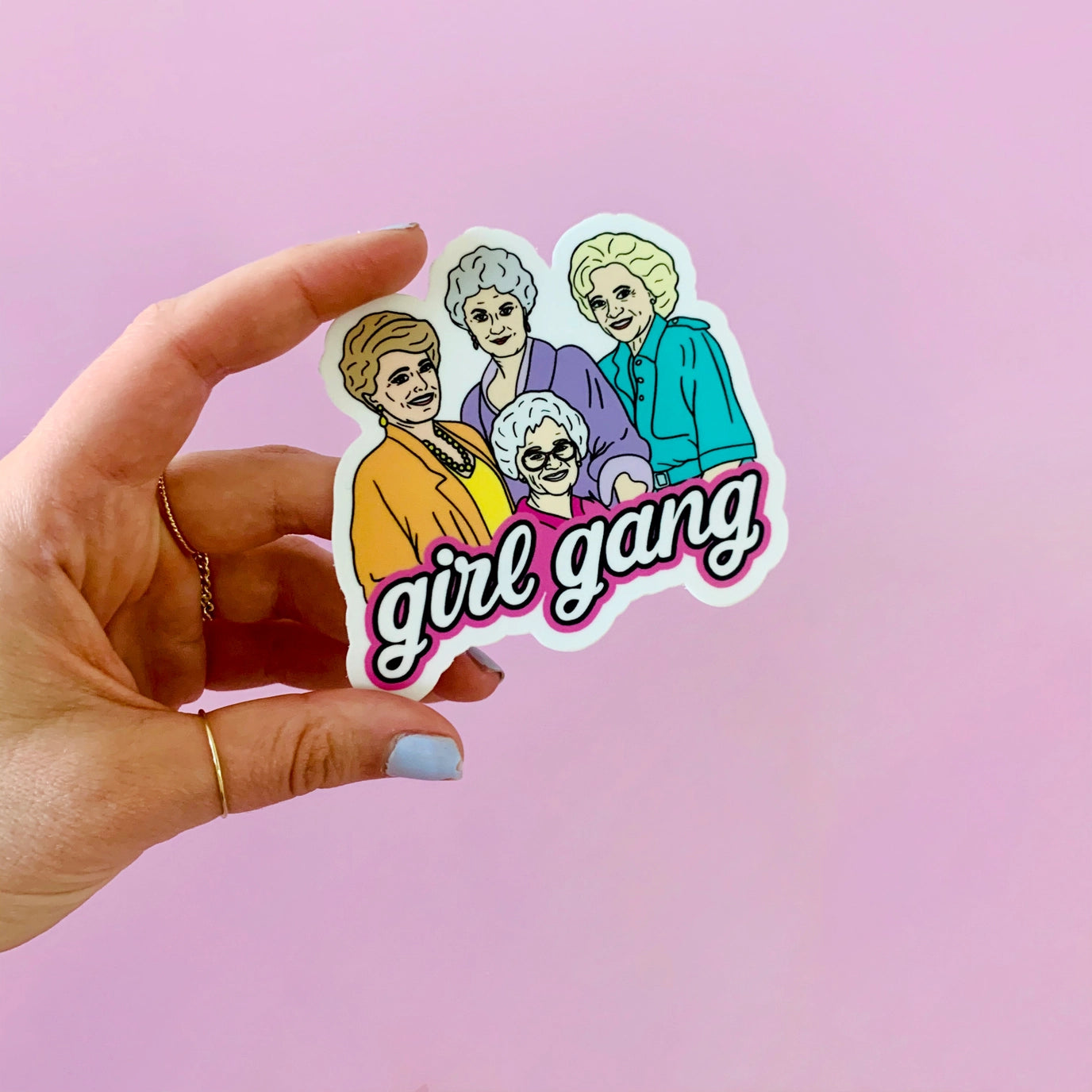 Girl Gang (Golden Girls) Vinyl Sticker