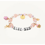 Girl Mom, Little Words Project Charm Bracelet (M/L)