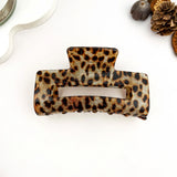 Glittery Leopard Print Claw Hair Clip