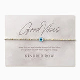 Evil Eye Adjustable Beaded Bracelet