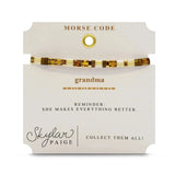 Grandma, Skylar Paige Morse Code Bracelet