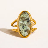 Natural Stone Adjustable Ring