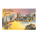 Greetings from New Jersey Postcard