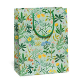 Light Green with Wildflowers Gift Bag, Large