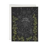 Happy Halloween (Spider Web), Greeting Card