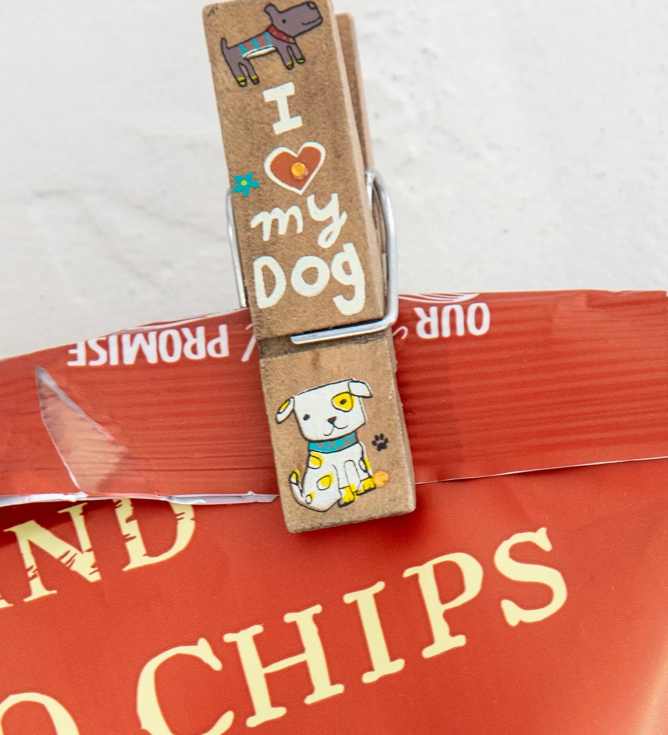 Natural Life Heart My Dog Happy Clips, Set of 4