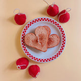 Heart-Shaped Toast Decorative Candle