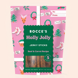Bocce's Holly Jolly Beef & Carrot Jerky Sticks Dog Treats