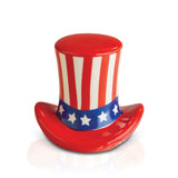 Home of the Free (American Flag Hat), Nora Fleming Decorative Mini