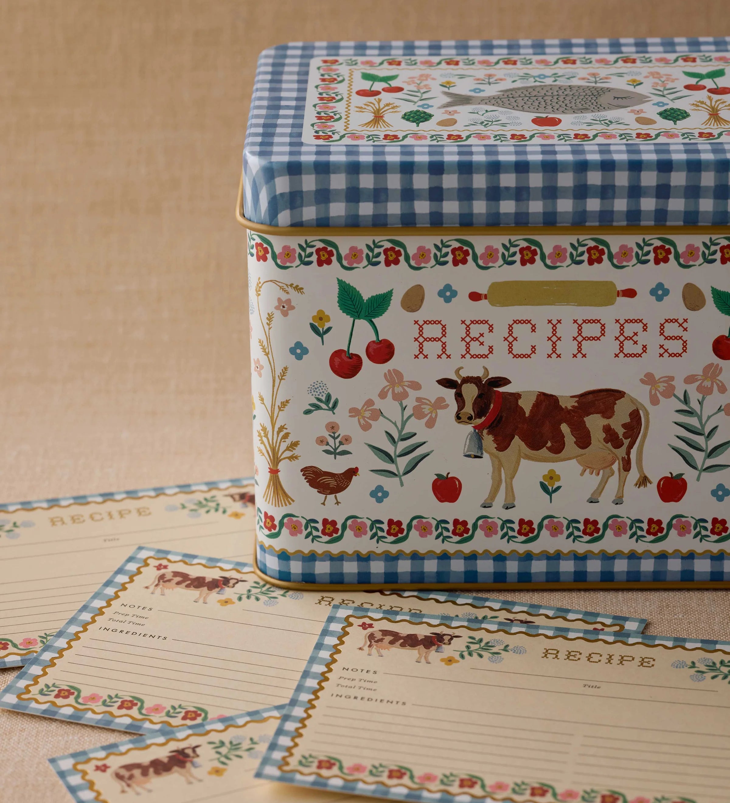 Rifle Paper Co. Home Sweet Home Recipe Tin