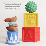 Itzy Ritzy Circus Itzy Blocks™ Sensory Blocks Set