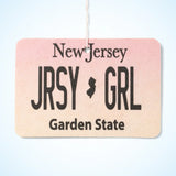Jersey Girl License Plate Car Air Freshener