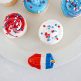 Keep Cool (Red, White & Blue Ice Pop), Nora Fleming Decorative Mini