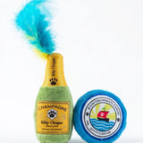 Haute Diggity Dog Kitty Clicquot and Caviar Cat Toys, Set of 2