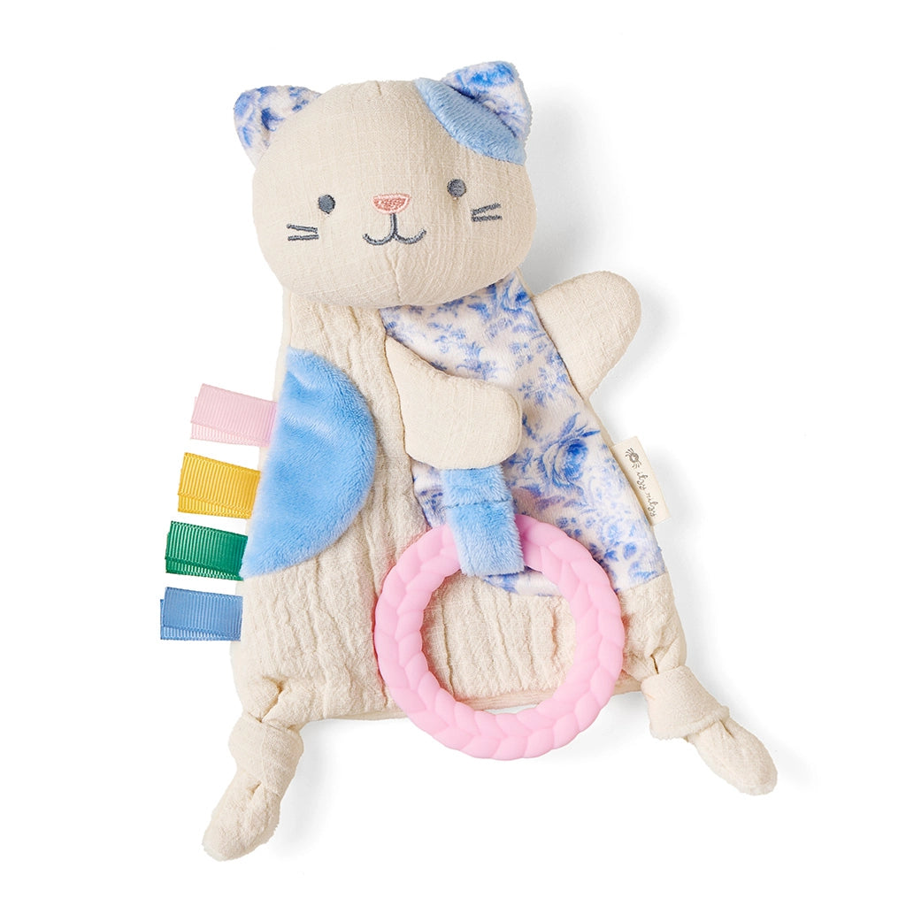 Itzy Ritzy Kitty Bitzy Crinkle™ Sensory Crinkle Toy With Teether
