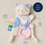 Itzy Ritzy Kitty Bitzy Crinkle™ Sensory Crinkle Toy With Teether