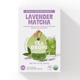Lavender Matcha Tea Box, 10 Organic Bagless Tea Drops