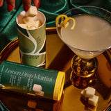 TEASPRESSA Lemon Drop Martini Cocktail Mixer Cubes