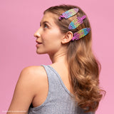Lisa Frank x KITSCH XL Creaseless Clips in Rainbow Leopard™