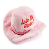 Let's Go Girls Pink Cowgirl Hat Dog Toy