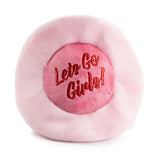 Let's Go Girls Pink Cowgirl Hat Dog Toy
