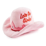 Let's Go Girls Pink Cowgirl Hat Dog Toy
