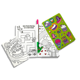 Let's Go! Activity & Coloring Kit, Unicorn Candy Town