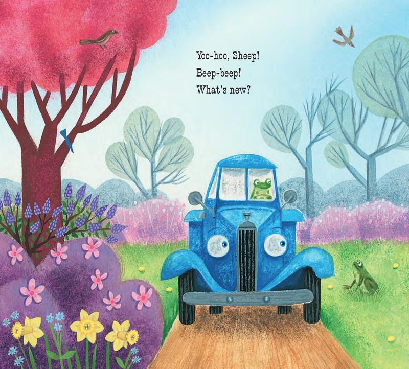 Little Blue Truck's Springtime: Lift-the-Flap Book