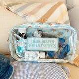 Thank Heaven for Little Boys, Medium Clear Pouch
