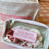 'Thank Heaven for Little Girls' Medium Clear Pouch