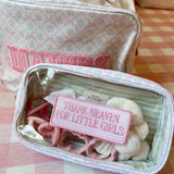 Thank Heaven for Little Girls, Medium Clear Pouch