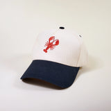 Embroidered Lobster Canvas Hat