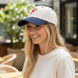 Embroidered Lobster Canvas Hat