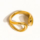 Abstract Loop Ring (Adjustable)
