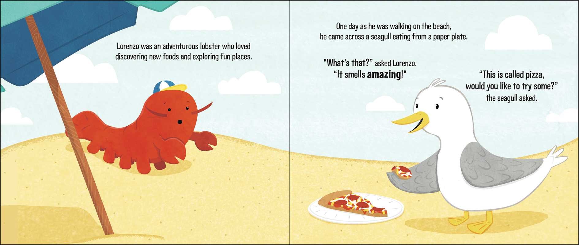 Lorenzo the Pizza-Loving Lobster by Claire Lordon, Children's Book