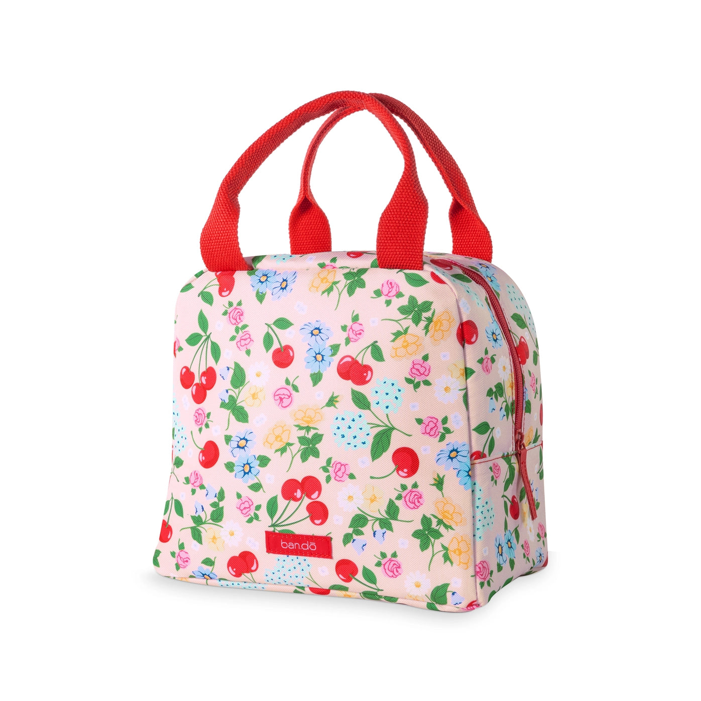 Flowers & Fruit Insulated Lunch Tote