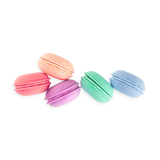 Macaron Vanilla Scented Erasers, Set of 5