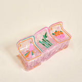 Mahjong Tile Hair Claw Clip