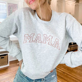 MAMA Embroidered Crewneck Sweatshirt